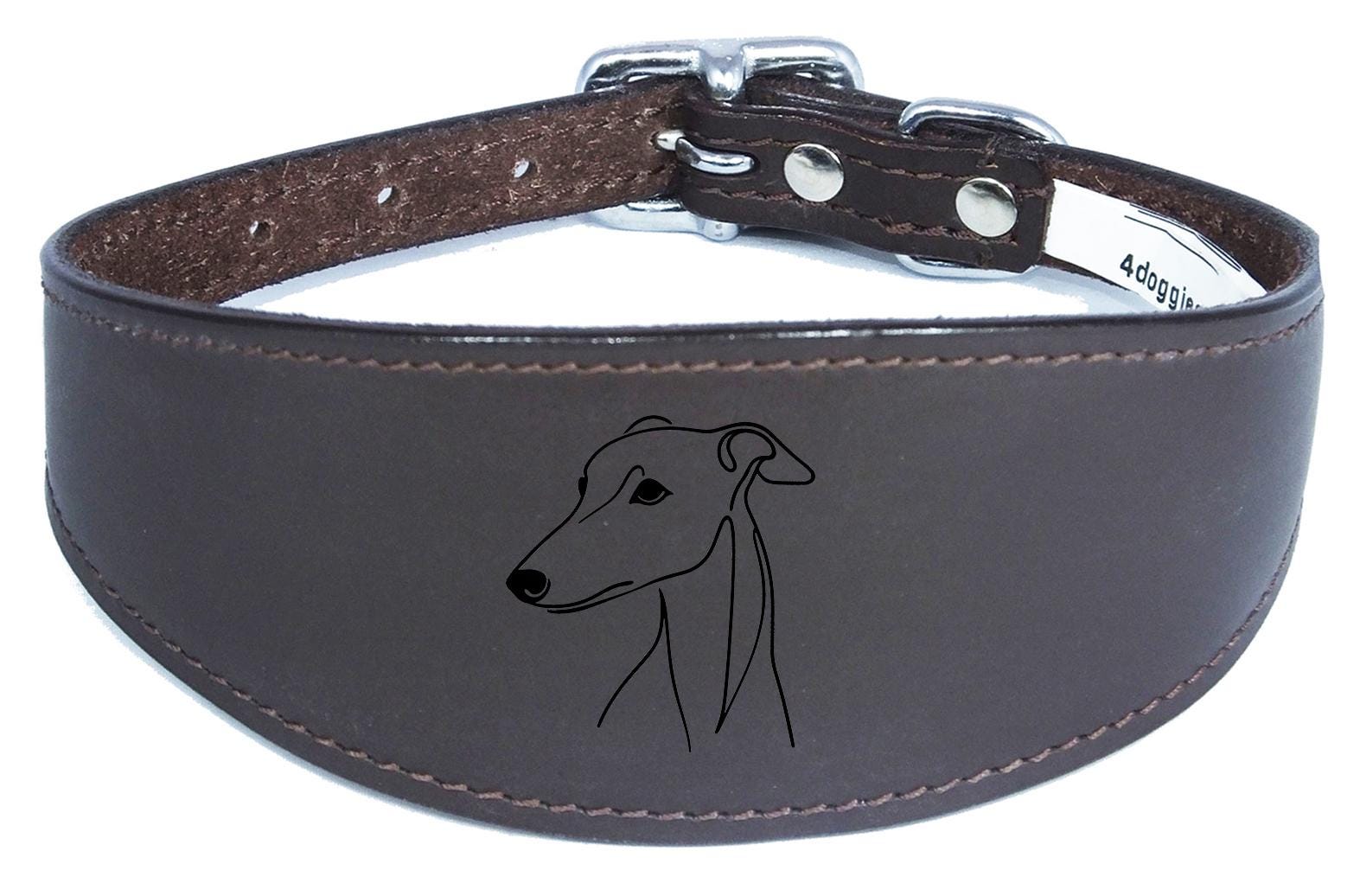 Iggy Greyhound Sighthound Whippet Dog Collar with Padded Backing NL 10