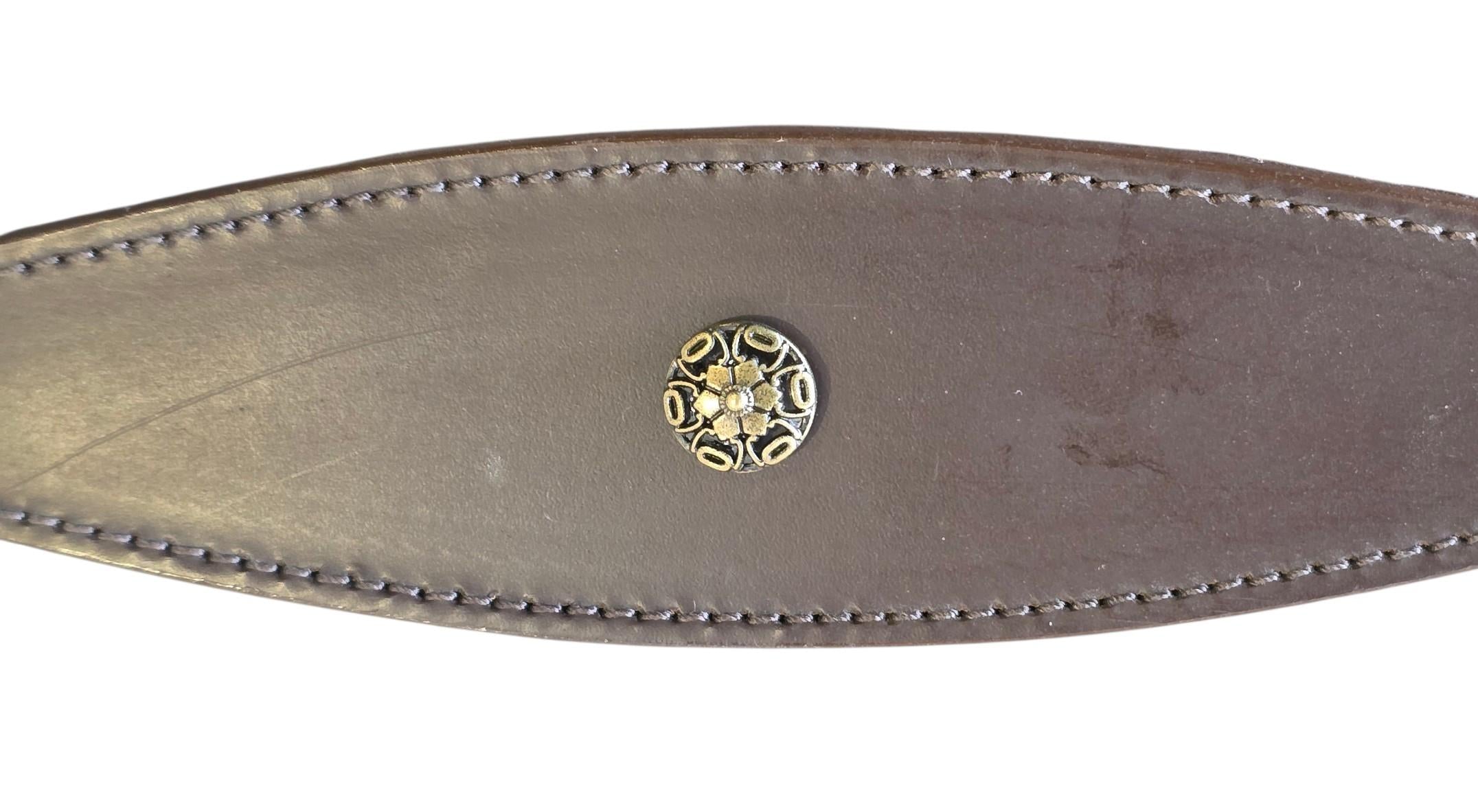 Leather Collar For Sighthound Whippet Greyhound Lurcher Decorative Stud Design DS9
