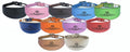 Dog Collar Leather Greyhound Collar Whippet Collar Padded Backing Laser Engraved D10
