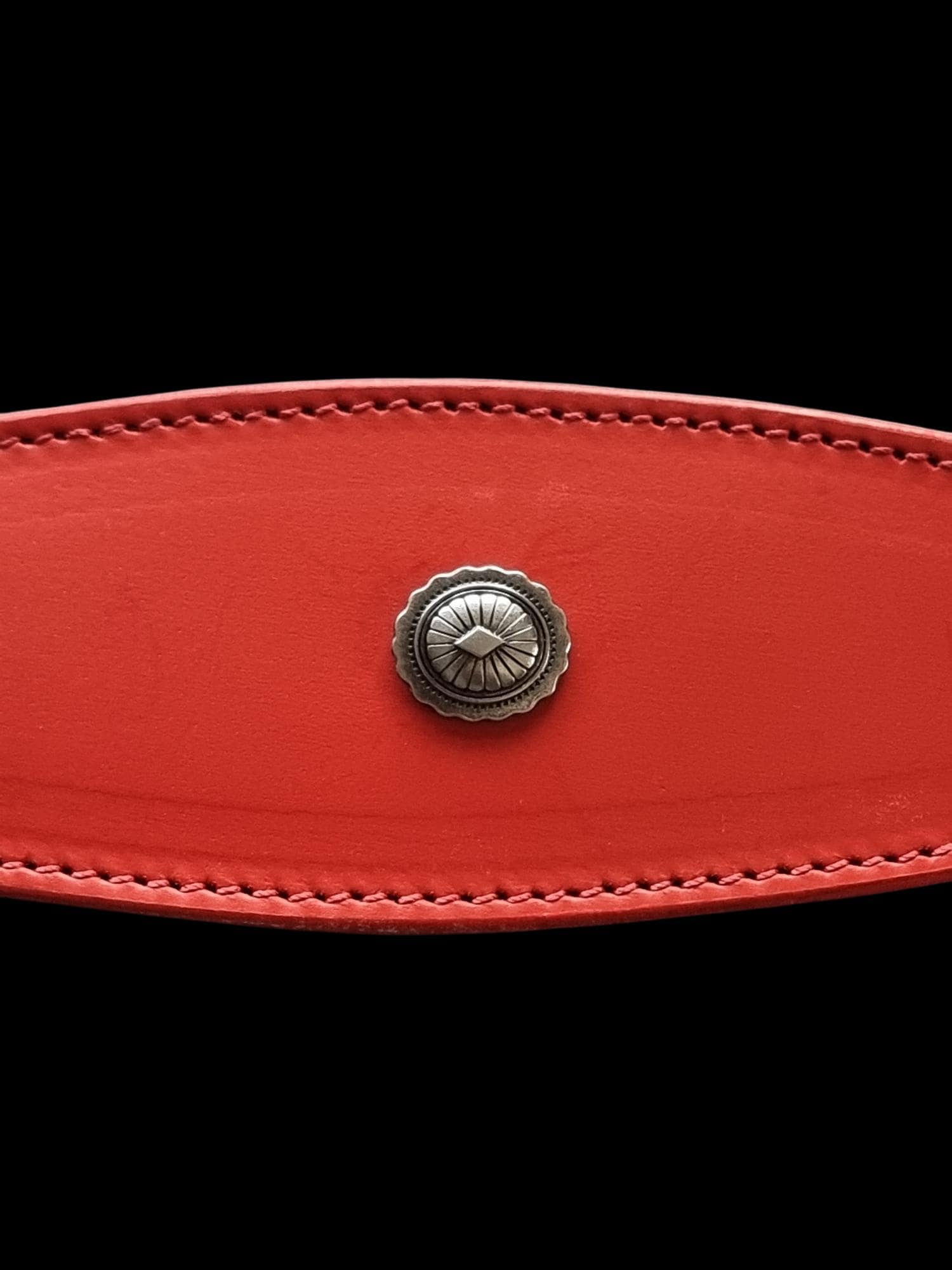 Leather Collar For Whippet Greyhound Lurcher Decorative Stud Design DS 2