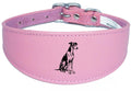 Sighthound Whippet Greyhound Handmade Wide Leather Collar NL 43