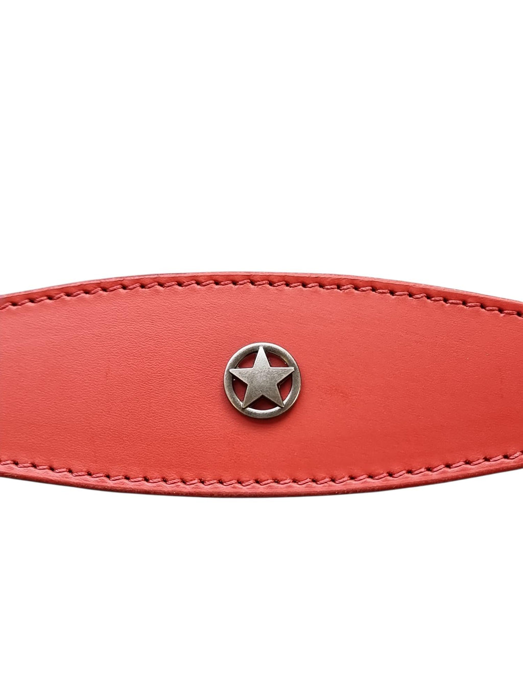 Leather Collar For Sighthound Whippet Greyhound Lurcher Decorative Stud Design DS 6