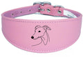 Sighthound Whippet Dog Collar Leather Greyhound with Padded Backing NL 7
