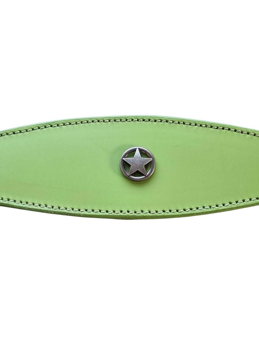 Leather Collar For Sighthound Whippet Greyhound Lurcher Decorative Stud Design DS 6