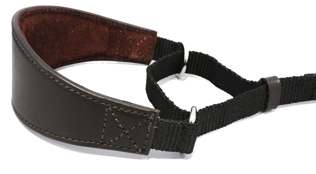 Italian Greyhound Whippet  Greyhound Afghan Saluki Leather Dog Collar Padded Suede Backing Martingale D22
