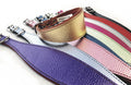 Luxury Foil Leather Dog Collar For Italian Greyhound whippet Sighthound Greyhound