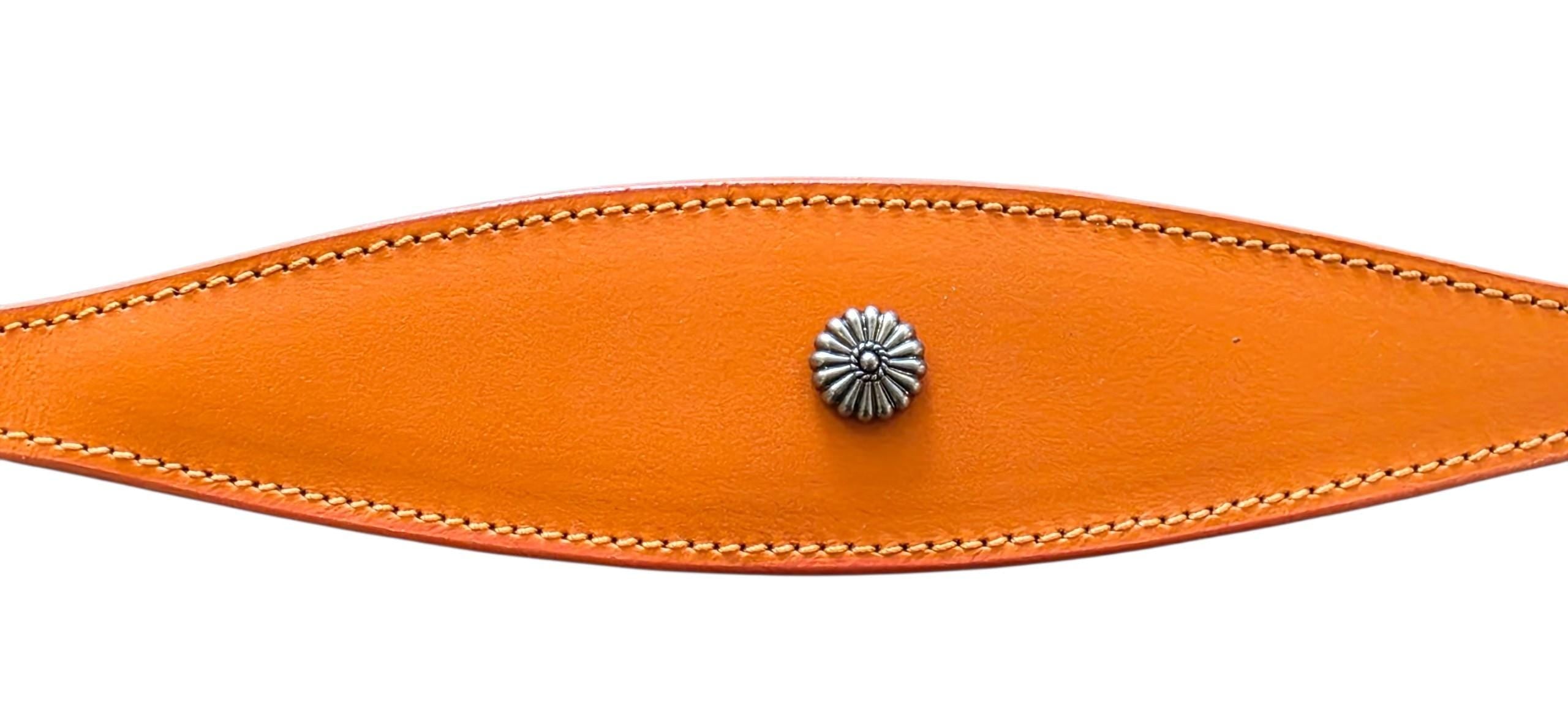 Leather Collar For Sighthound Whippet Greyhound Lurcher Decorative Stud Design DS 5