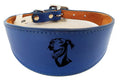Handmade Wide Leather Sighthound Whippet Greyhound Collar NL 44