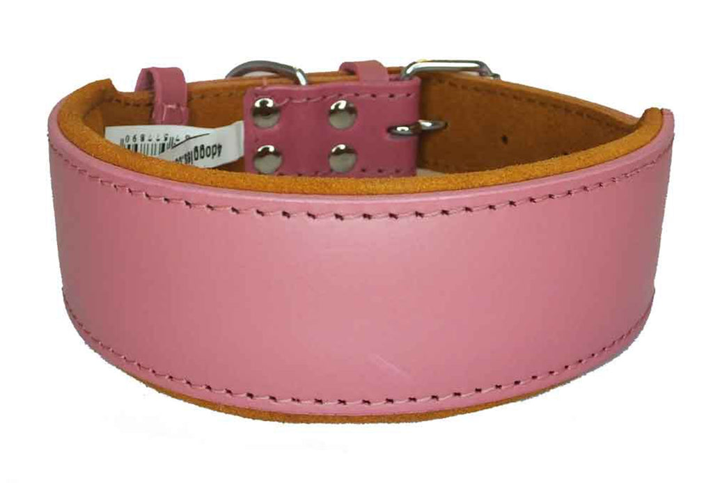 Leather Dog Collar Staffy Staffordshire Bull Terrier Bulldog 6 Sises 9 Colours