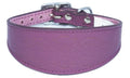 Purple Paisley Embossed Leather Whippet Collar Greyhound Collar Dog Collars Galgo