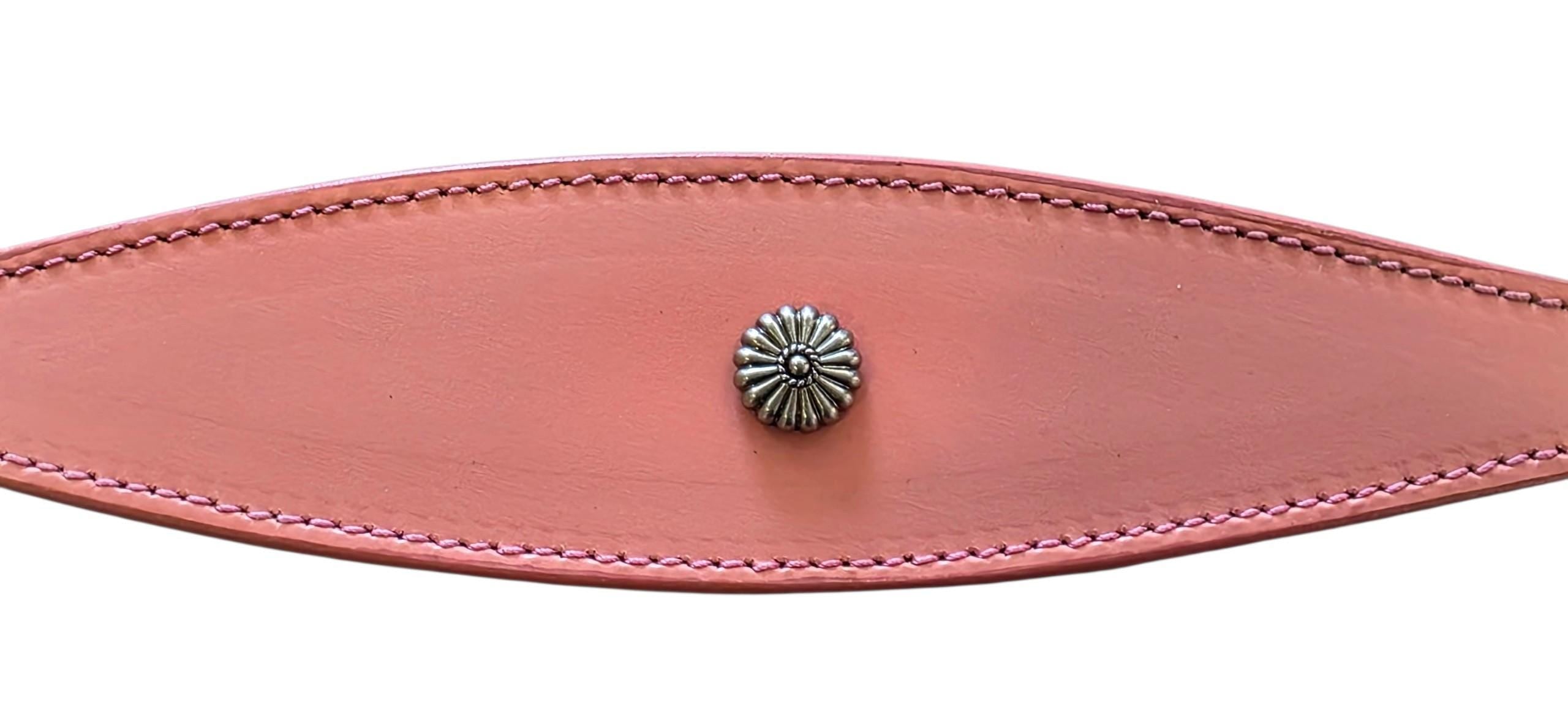 Leather Collar For Sighthound Whippet Greyhound Lurcher Decorative Stud Design DS 5