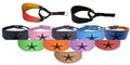Greyhound Whippet Leather Dog Collar Padded Suede Backing Hound Martingale D15