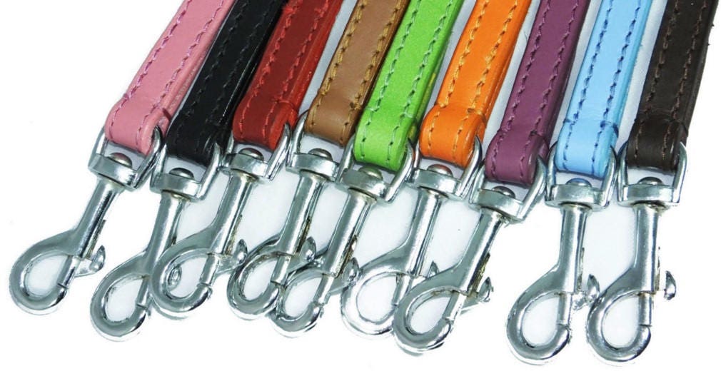 Leather Dog Leads Leashes 100 cm Long 1.5 cm Wide, Long Dog Lead