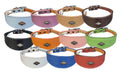Leather Collar For Whippet Greyhound Lurcher Decorative Stud Design DS 1