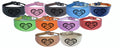 Dog Collar Leather Greyhound Collar Whippet Collar Padded Backing Laser Engraved D13