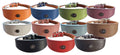 Leather Collar For Sighthound Whippet Greyhound Lurcher Decorative Stud Design DS 6