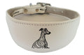 Wide Leather Handmade Collar For Greyhound Whippet Sighthound NL 37