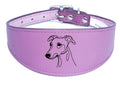 Sighthound Leather Handmade Wide Collar For Greyhound Whippet NL 39